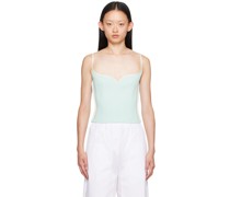 SSENSE Exclusive Blue & White Heart Camisole