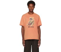 Orange 'Violent Stuff Bear' T-Shirt