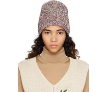 Burgundy Twisted Beanie
