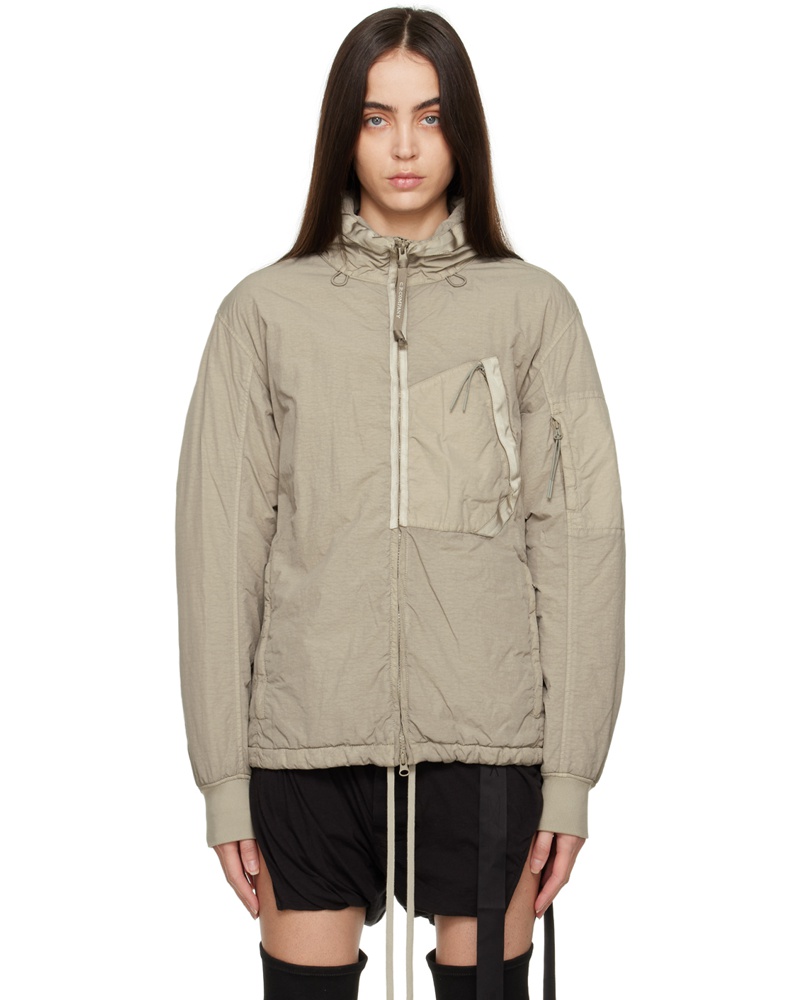 C.P. Company Damen Taupe Flatt Jacket