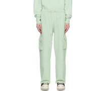 Green Drawstring Cargo Pants