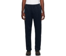 Navy Relaxed-Fit Track Pants
