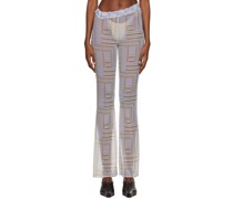 SSENSE Exclusive Blue Print Trousers