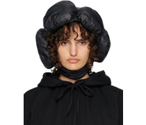 Black Ushanka Bucket Hat
