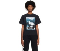 Black Censored Heron T-Shirt