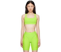 Green Twin Layer Sport Bra