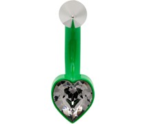 Green Love Hoop Single Earring