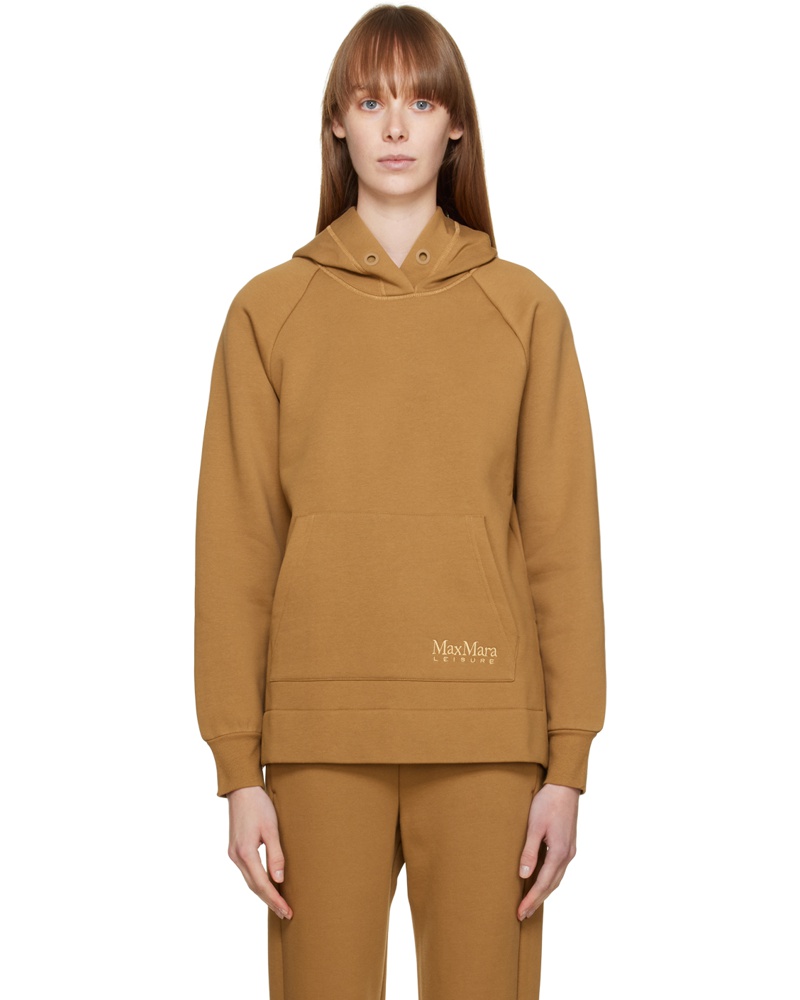 Max Mara Damen Brown Jerener Hoodie