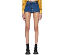 SSENSE Exclusive Blue Denim Skort