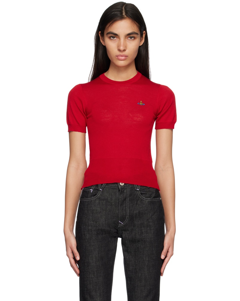 Vivienne Westwood Damen Red Bea Sweater ZB7596 Vivienne Westwood Damen Red Bea Sweater ZB7596
