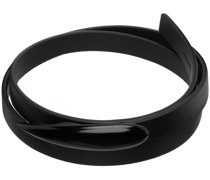 Black Nail Leather Bracelet