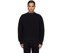 Black Vented Sweater