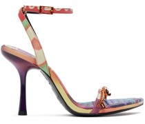 Multicolor D-Vina Charm Sdl Heeled Sandals