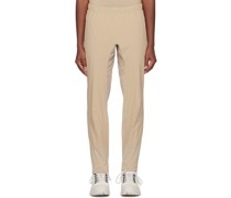 Beige Secant Comp Trousers