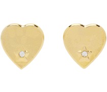 Gold Lucky Star Earrings
