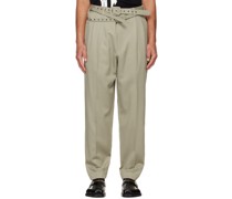 Beige Spada Trousers