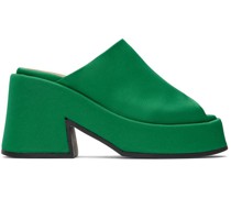Green Retro Mules