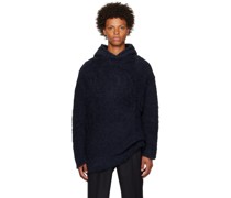 Navy Pinched Hoodie