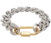 Silver Bold Curb Chain Bracelet