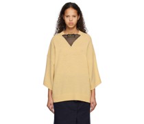 Yellow Loose-Fit Sweater