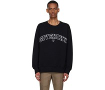 Black Cotton Sweatshirt