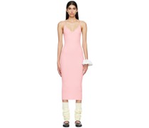 Pink Pillar Midi Dress