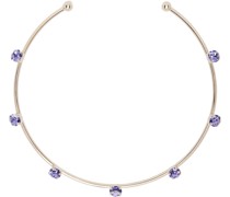 Gold & Purple Sadie Choker