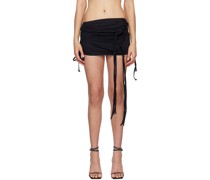 SSENSE Exclusive Black Micro Bandeau Miniskirt