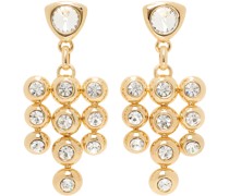 Gold Crystal Chandelier Earrings