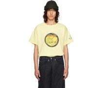 Yellow Serpent Emblem Oversized Concert T-Shirt