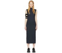 Navy Fencing Maxi Dress