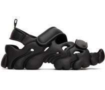Black Melissa Edition Puff Sandals