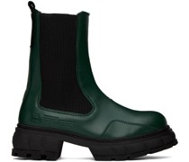 SSENSE Exclusive Green Paradigm Chelsea Boots