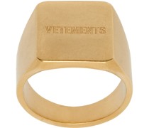Gold Iconic Logo Ring