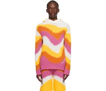 Multicolor Intarsia Hoodie