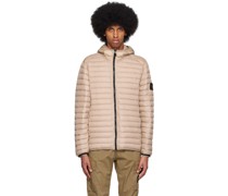 Gray Garment-Dyed Down Jacket