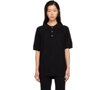 Black Raglan Polo