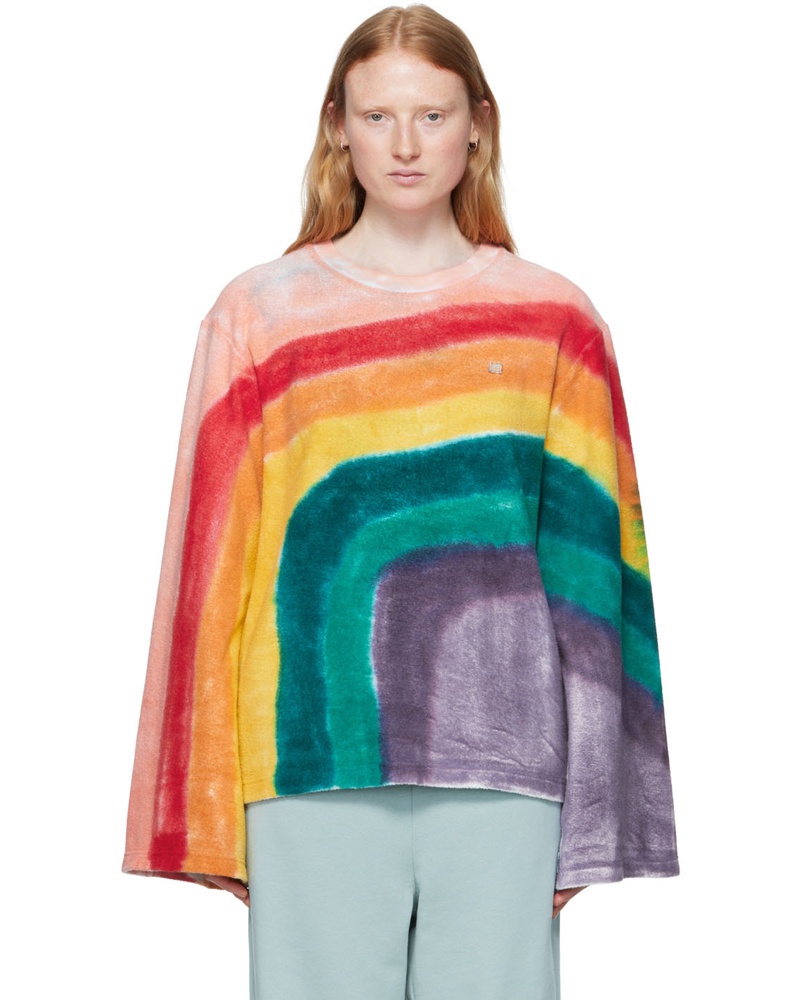 Acne Studios Damen Multicolor Organic Cotton T-Shirt