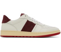 Burgundy & Gray Pillar Destroyer Low Sneakers