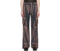 Gray Sun-Bleached Cargo Pants