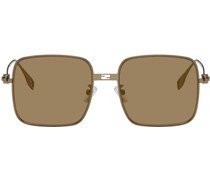 Brown Baguette Sunglasses