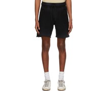 Black Bronx Zip Shorts