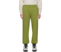 Green Crackle Sweatpants