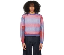 Pink & Purple Gradient Stripe Sweater