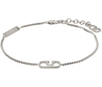 Silver VLogo Signature Bracelet