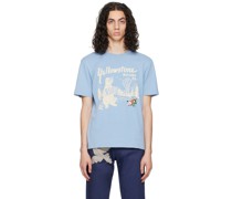 Blue Yellowstone Bone T-Shirt