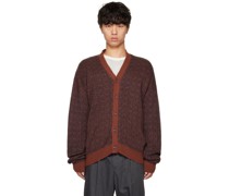 Brown Inter Cardigan