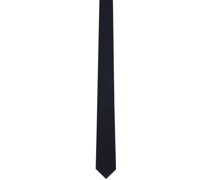 Navy Super 120S Twill Tie