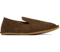 Brown Pantoufle Loafers