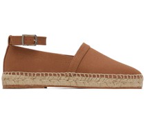 Brown Ankle Strap Espadrilles